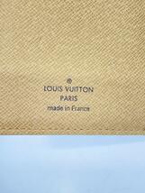 LOUIS VUITTON◆ポルト・フォイユ・ヴィエノワ_ダミエ・アズール_WHT/PVC/WHT/総柄/レディース_画像3