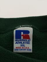 RUSSELL ATHLETIC◆90s/made in USA/MICHIGAN STATE/スウェット/XXL/コットン/GRN_画像3