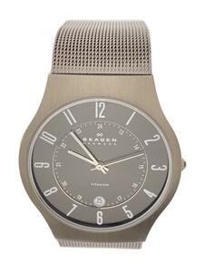 SKAGEN◆クォーツ腕時計/アナログ/ステンレス/GRY/233XLTTMO