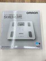 OMRON◆体脂肪計・体重計 カラダスキャン HBF-228T_画像1