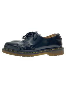 Dr.Martens◆ドレスシューズ/UK8/BLK/WY004/3ホールシューズ/内側かかと使用感有り