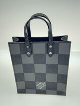 LOUIS VUITTON◆ダミエ・チェッカーボードサックプラXS/ショルダーバッグ/PVC/BLK/チェック/N60479_画像3