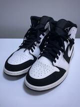 NIKE◆AIR JORDAN 1 MID/エアジョーダンミッド/ホワイト/554724-113/28cm/WHT_画像2