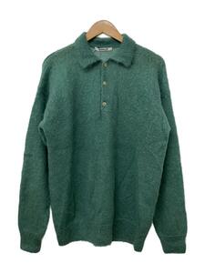 AURALEE◆23AW/BRUSHED SUPER KID MOHAIR KNIT POLO/5/モヘア/A23AP03KM