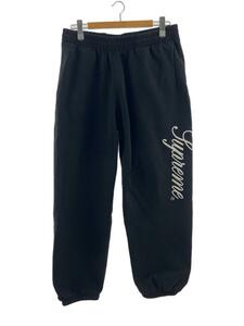 Supreme◆Raised Script Sweatpant/ボトム/XL/コットン/BLK