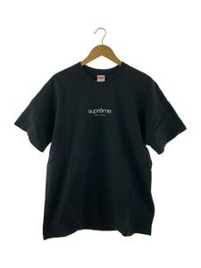 Supreme◆22SS/Classic Logo Tee/Tシャツ/L/コットン/BLK/無地