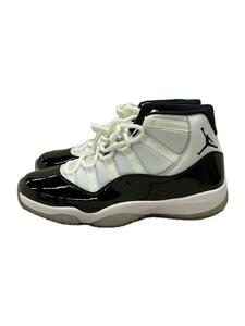 NIKE◆AIR JORDAN 11 RETRO/エアジョーダンレトロ/ホワイト/378037-100/28.5cm/WHT