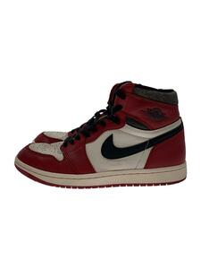 NIKE◆AIR JORDAN 1 RETRO HIGH OG_エアジョーダン 1 レトロ ハイ OG/26cm/レッド