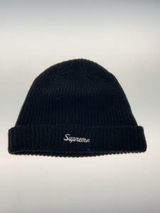 Supreme◆LOOSE GAUGE BEANIE/ニットキャップ/-/アクリル/BLK/メンズ