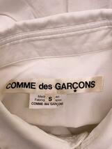 COMME des GARCONS◆シャツワンピース/S/コットン/WHT/gf-b009_画像3