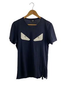 FENDI◆Tシャツ/46/コットン/NVY/FY0722 1JF