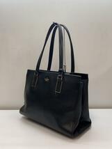 kate spade new york◆トートバッグ/レザー/BLK/無地/PXRU8396_画像2