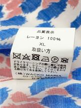 WACKO MARIA◆MR.BROTHERS CUT CLUB/レオパードアロハシャツ/XL/レーヨン/ブルー/MBCC-WM-HI02_画像5