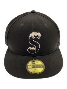 Supreme◆22SS/Ice S Logo Cap/7 3/8/ウール/BLK/メンズ