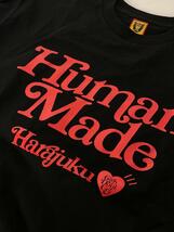 HUMAN MADE◆×ガールズドントクライ/コラボTシャツ/Mサイズ/コットン/ブラック/ヒューマンメイド_画像4