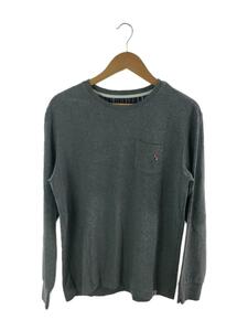 Paul Smith◆長袖Tシャツ/M/コットン/GRY/36-7681//