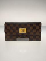 LOUIS VUITTON◆長財布/レザー/BRW/総柄/レディース/M63017//_画像1