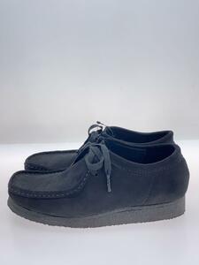 Clarks◆Wallabee/シューズ/UK7.5/BLK/スウェード/11826//