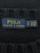 POLO RALPH LAUREN◆セーター(厚手)/S/コットン/NVY_画像3