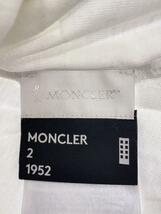 MONCLER◆Tシャツ/2/コットン/WHT/C-SCOM-19-19080_画像3