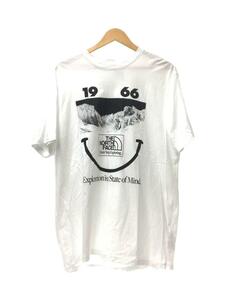 THE NORTH FACE◆Tシャツ/L/コットン/WHT//