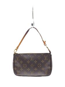 LOUIS VUITTON◆1)ポシェット・アクセソワール_モノグラム・キャンバス_BRW/PVC/BRW//