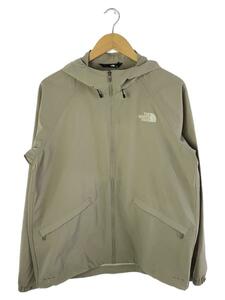 THE NORTH FACE◆TNF BE FREE JACKET_TNFビーフリージャケット/M/ナイロン/BEG