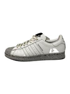 adidas◆SUPERSTAR/30cm/ホワイト/レザー/ART FY 1588//