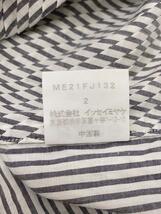 ISSEY MIYAKE MEN◆長袖シャツ/2/コットン/グレー/ME21FJ132//_画像4