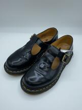 Dr.Martens◆シューズ/UK3/BLK/レザー/Polley//_画像2