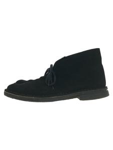 Clarks◆デザートブーツ/チャッカブーツ/US10/BLK/スウェード//