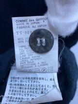 tricot COMME des GARCONS◆AD1995/パイル/ネットスリーブ/ジャケット/-/コットン/BLK//_画像5