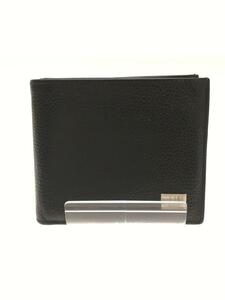 dunhill◆2つ折り財布/レザー/BLK/無地/メンズ/19F2932AV//