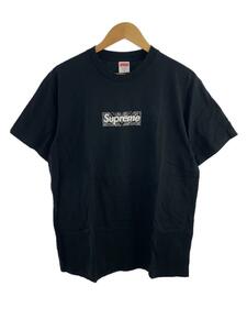 Supreme◆Bandana Box Logo Tee/Tシャツ/M/コットン/ブラック