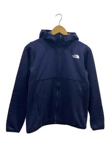 THE NORTH FACE◆HYBRID NYLON FLEECE HOODIE/M/ポリエステル/NVY//