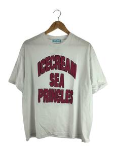 ICE CREAM◆Tシャツ/L/コットン/WHT/プリント/ICJP235ST003//