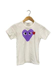 PLAY COMME des GARCONS◆Tシャツ/XS/コットン/WHT/AZ-T105/AD2010//