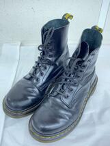 Dr.Martens◆ブーツ/UK4/BLK/レザー//_画像2