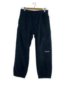 Supreme◆Polartec Pant/ボトム/S/ポリエステル/BLK/フリースパンツ/黒