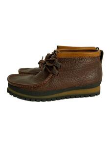 Clarks◆ワラビーブーツ/シューズ/US8.5/ブラウン/レザー/081213292