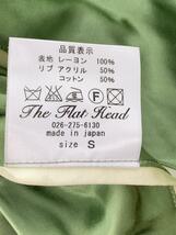 THE FLAT HEAD◆スカジャン/S/レーヨン/BLK/リバーシブル_画像3