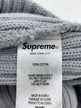 Supreme◆ニットキャップ/FREE/コットン/GRY/メンズ/Overdyed Beanie_画像4