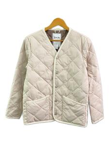 TAION* down jacket /XS/ polyester /CRM/224/ quilting 