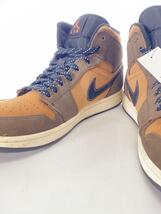 NIKE◆AIR JORDAN 1 MID SE_エアジョーダン 1 ミッド SE/28.5cm/BRW_画像8