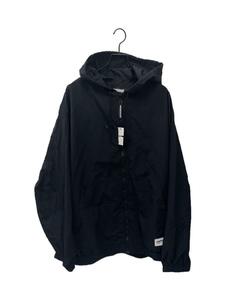 NEIGHBORHOOD◆ZIP UP HOODED JACKET/XL/ナイロン/ブラック/無地/232TSNH-JKM03