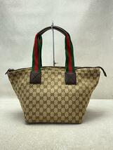 GUCCI◆トートバッグ_GGキャンバス/キャンバス/BRW_画像3