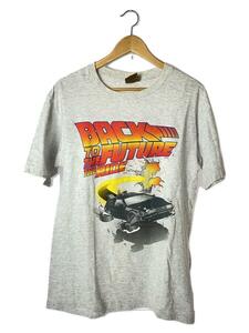 90s/BACK TO THE FUTURE THE RIDE/USA製/Tシャツ/M/コットン/GRY