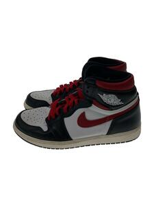 NIKE◆AIR JORDAN 1 RETRO HIGH OG/エアジョーダン1レトロハイ/ブラック/28cm/BLK