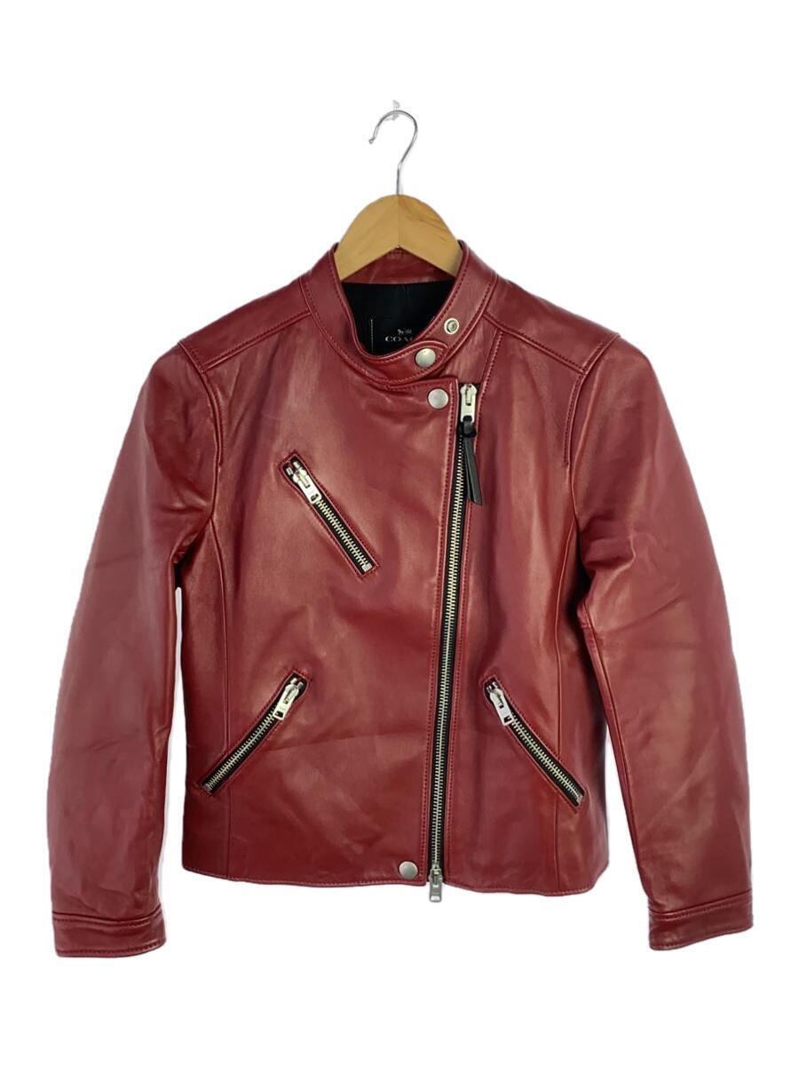 COACH コーチ ライダース 赤 XS 4102825F0027 2025年最新】Yahoo!オークション -コーチ革ジャケットの中古品