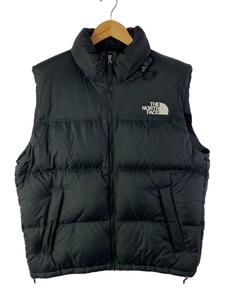 THE NORTH FACE◆NUPTSE VEST_ヌプシベスト/XL/ナイロン/BLK